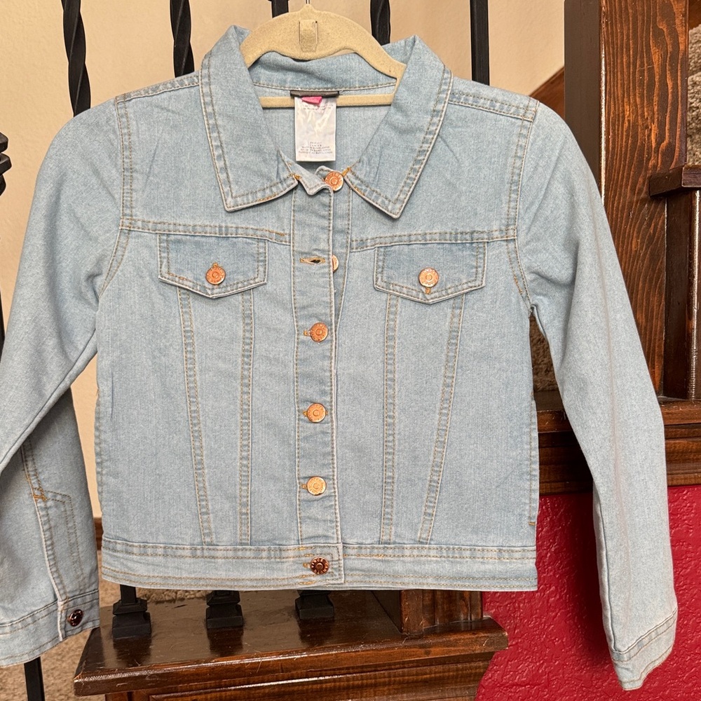 Vince Camuto Kids Sky Blue Jean Jacket